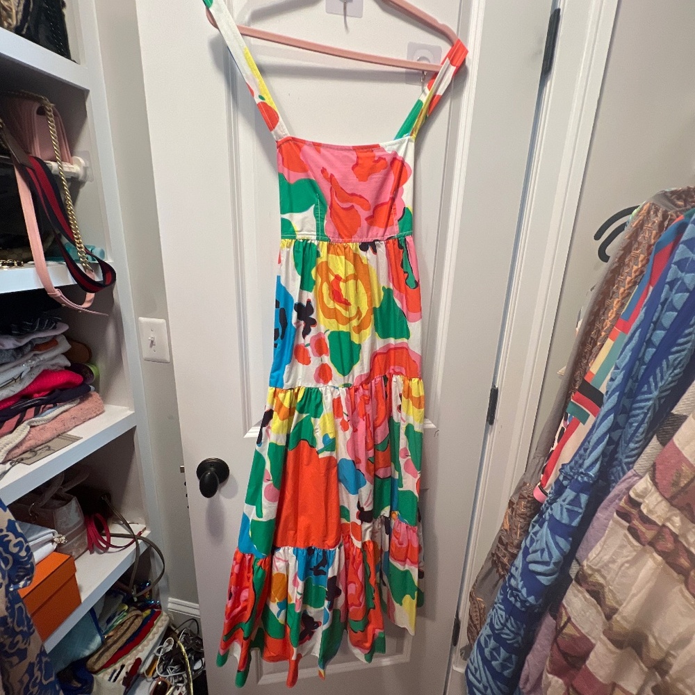 Jcrew floral maxi dress